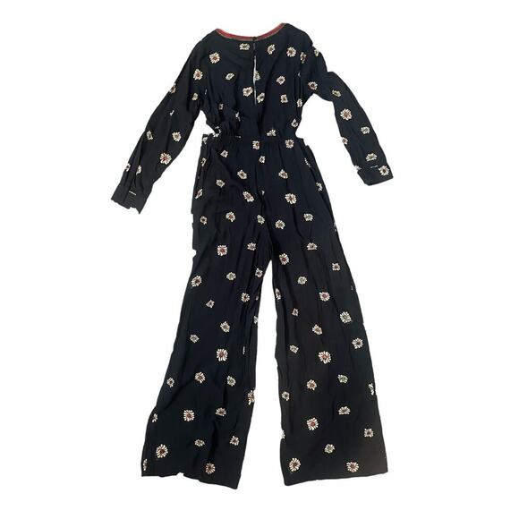 NWT - Farm Rio Long-Sleeve Cutout Jumpsuit - Small - Picture 5 of 7